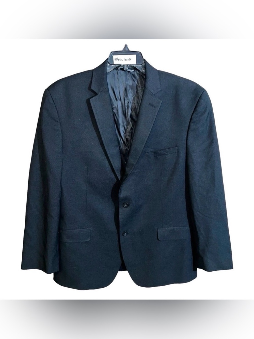 Andrew Marc Blazer Sport Coat Men’s Size 46R Black 2 Button Front